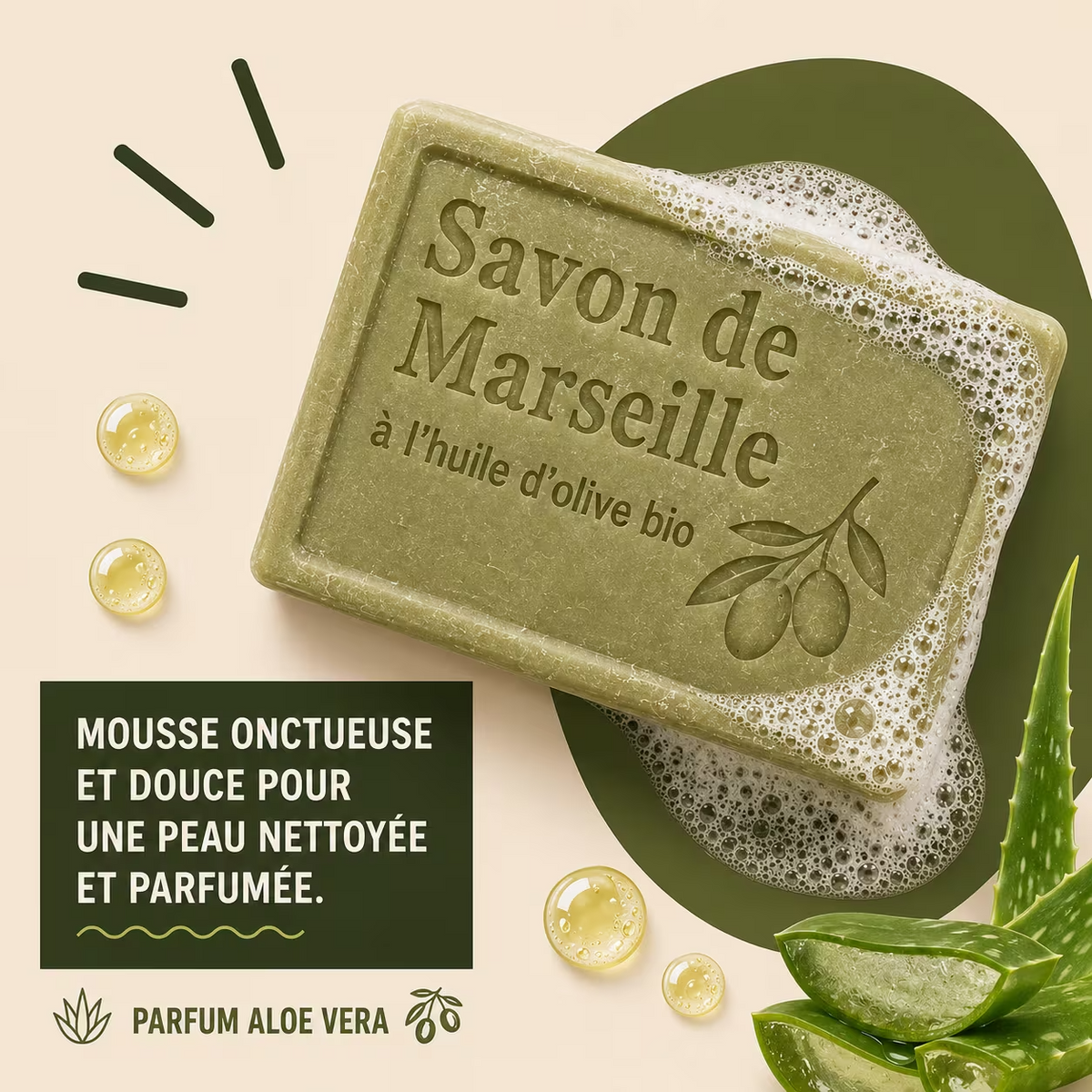 Savon de Marseille Aloe Vera