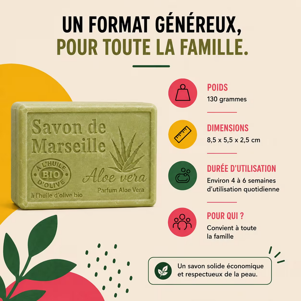 Savon de Marseille Aloe Vera