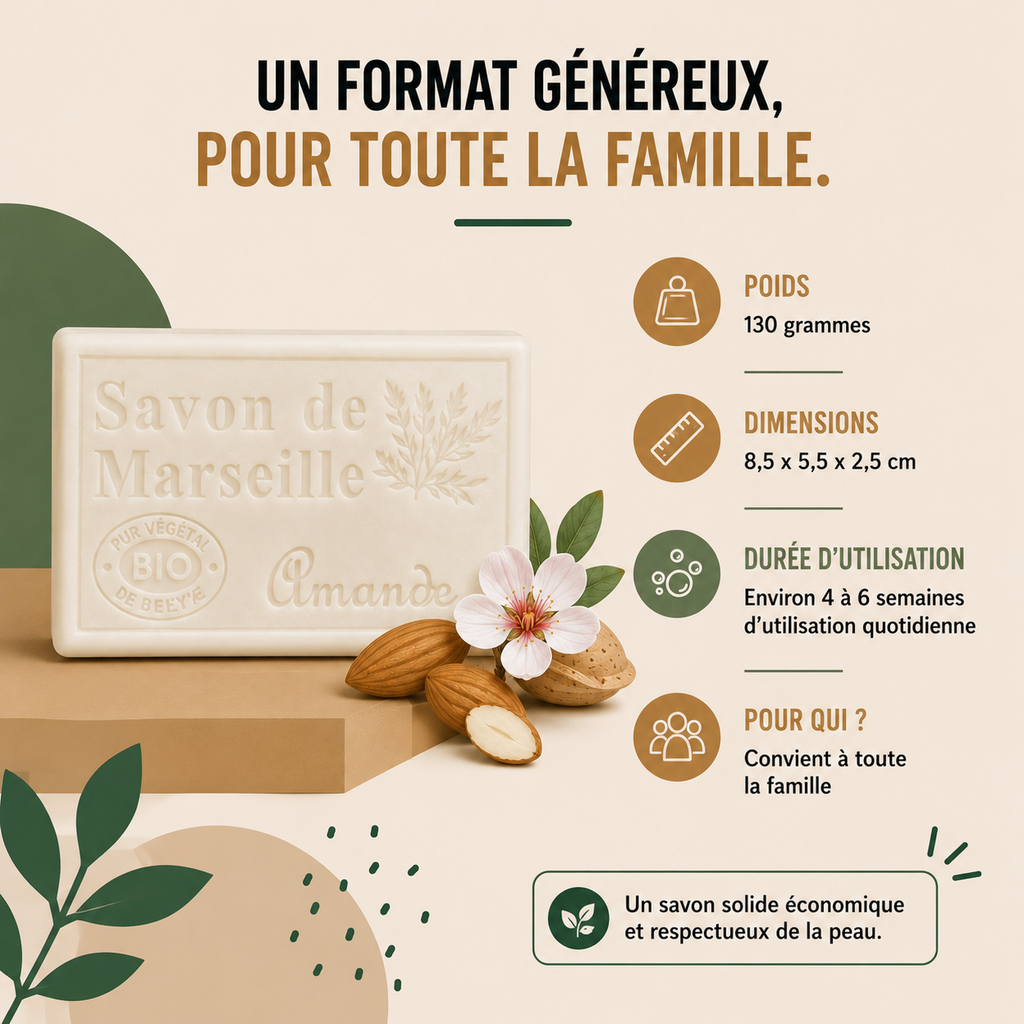 Savon de Marseille Amande