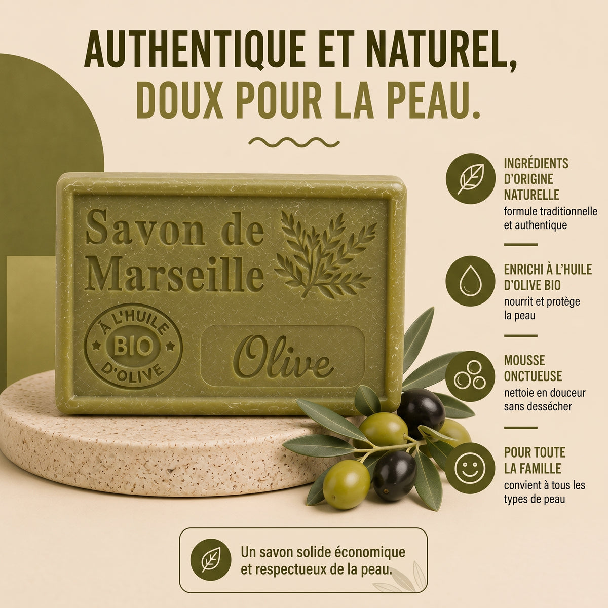 Savon de Marseille Olive